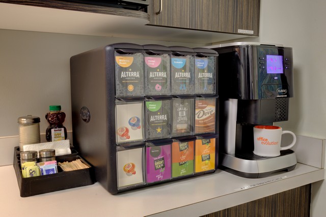 You and your guests can enjoy complimentary hot beverages.