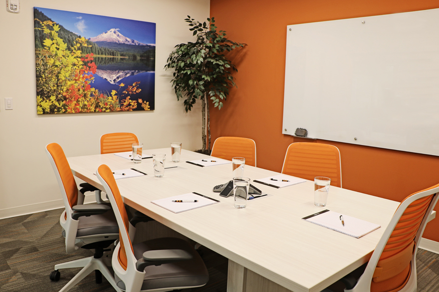 Team meeting space for work from home employees near Beaverton