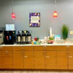 Free coffee at coworking center 07601 Hackensack, NJ