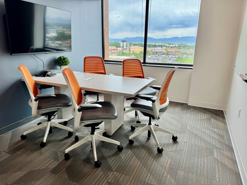 Conference room at Office Evolution in Denver Metro North/Northglenn.