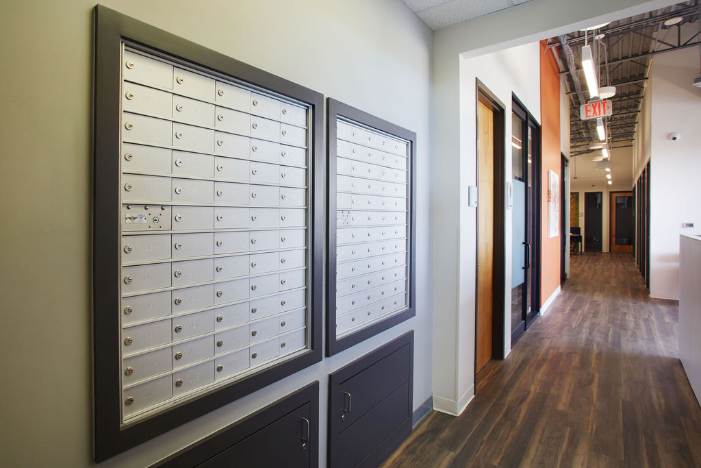 Secure storage for business address clients