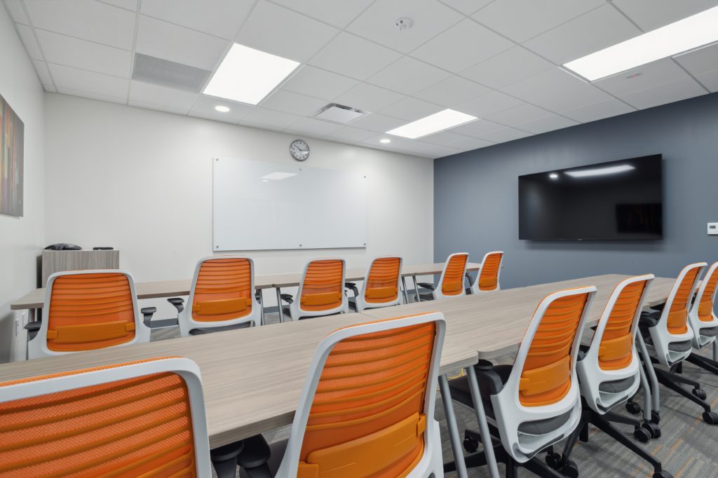 Conference Room: Spacious and modern conference room for rent in Matawan, New Jersey, with comfortable seating, high-speed internet, and audiovisual equipment for seamless presentations.