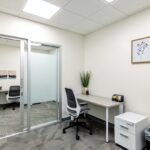 Private Office: Fully furnished private office in Matawan, New Jersey, with natural light, ergonomic chairs, and plenty of storage for maximum comfort and productivity.