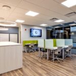 Coworking Lounge: Vibrant and collaborative coworking lounge in Matawan, New Jersey, with stylish decor, high-speed internet, and flexible seating options for all work styles.