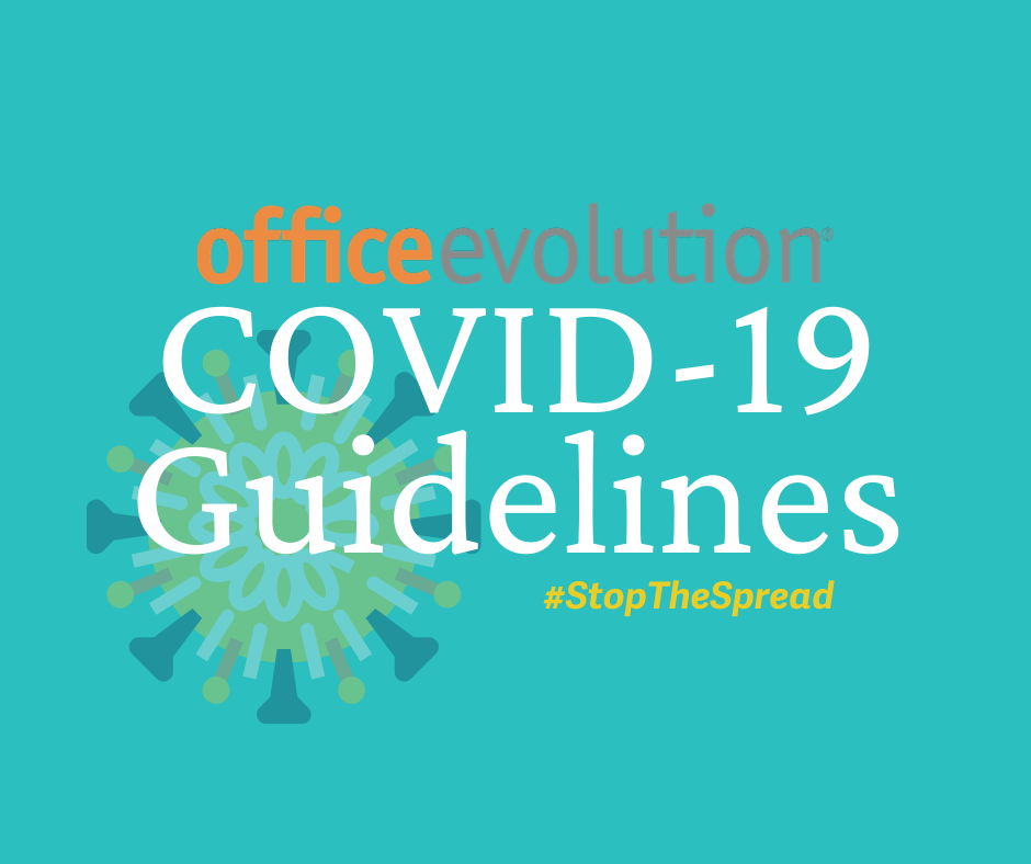 Office evolution graphic of Covid-19 Guidlines