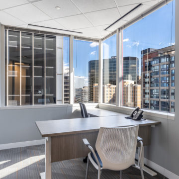OE Arlington-Rosslyn private office window view