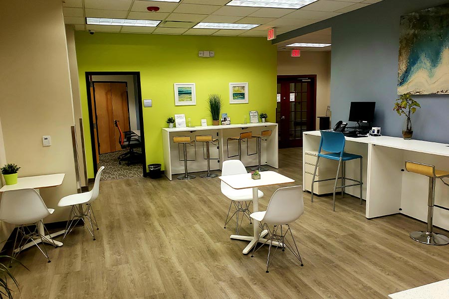 Coworking space at Office Evolution Northern New Jersey Hackensack