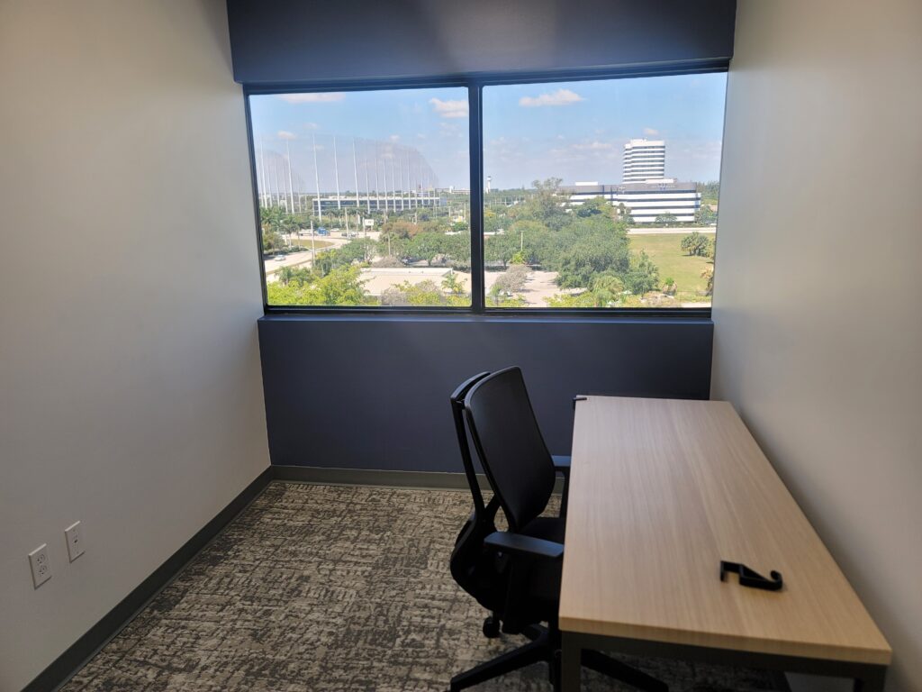 small office with window