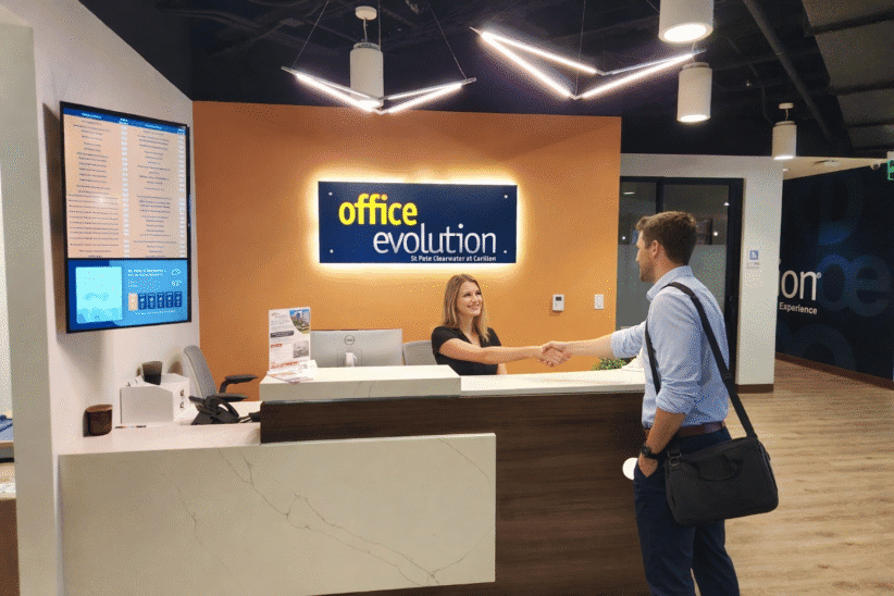 Flexible office space and coworking solutions at Office Evolution in Saint Pete Clearwater.