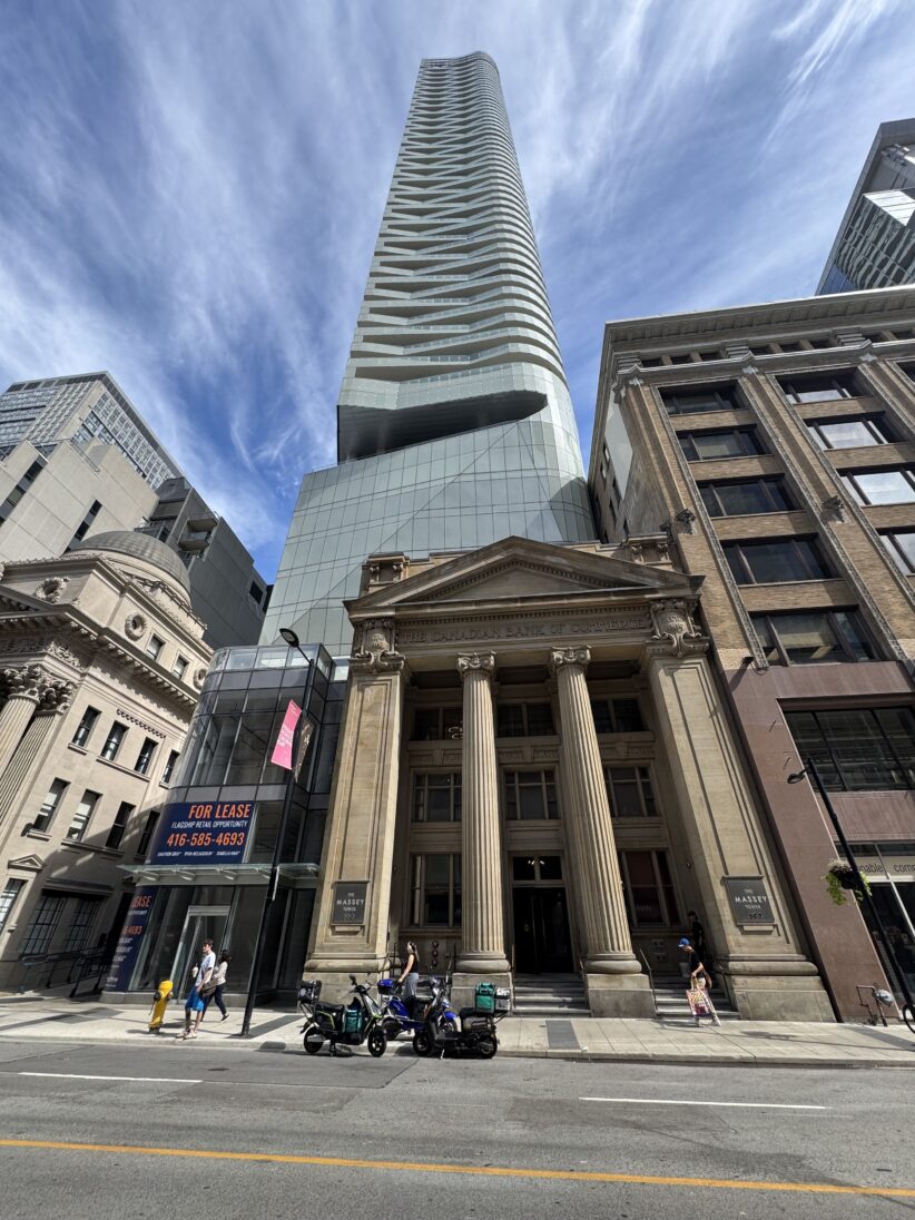 Modern office building for flexible workspace solutions.