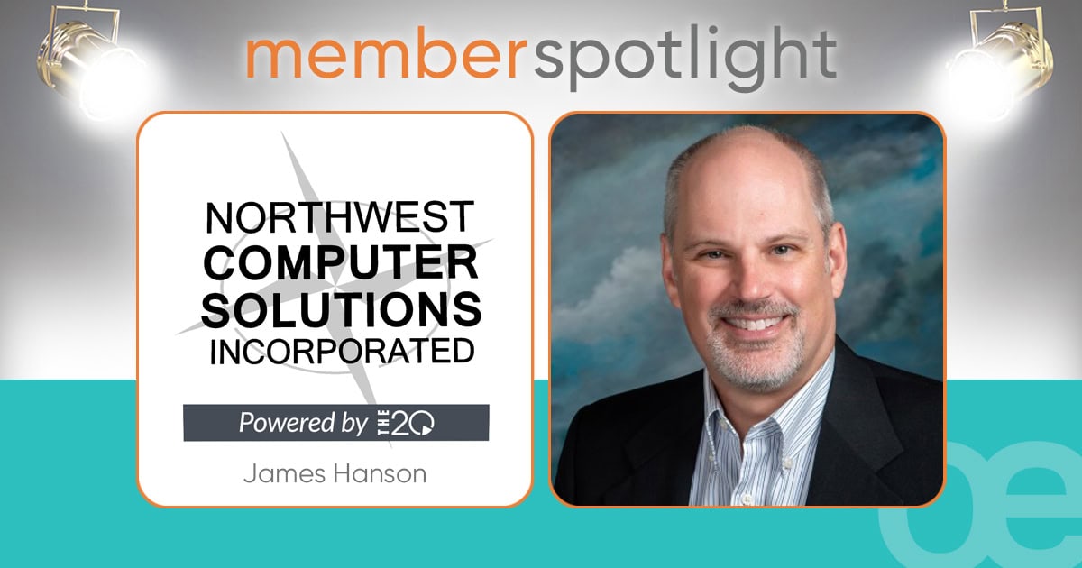Business professional headshot for member highlights at Office Evolution.